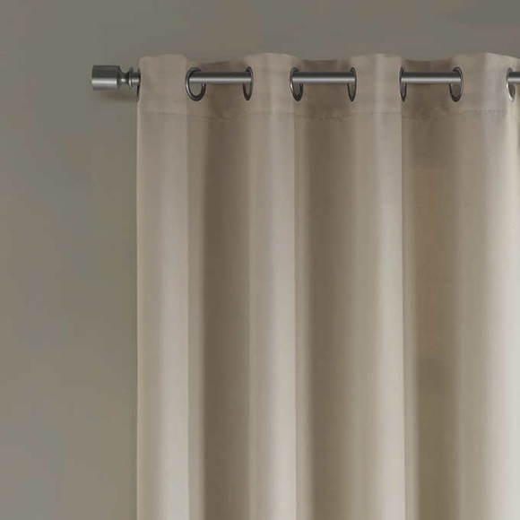 Beautyrest Black Luxurious Magnetic Closure Window Curtain, 2-Pack - Picture 8 of 13